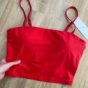NWT CRZ Yoga Sports Bra Tank Red Size XL/14